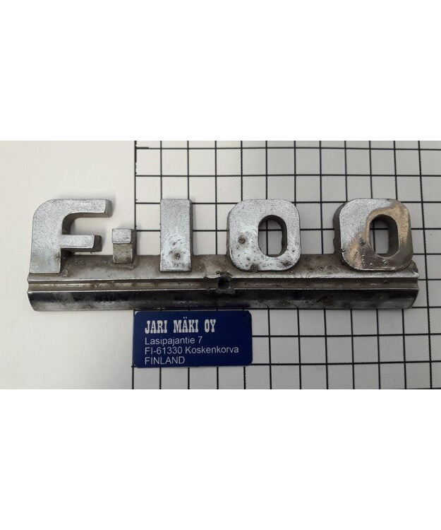 Merkki metallia 5-3/8" Ford F100 1958