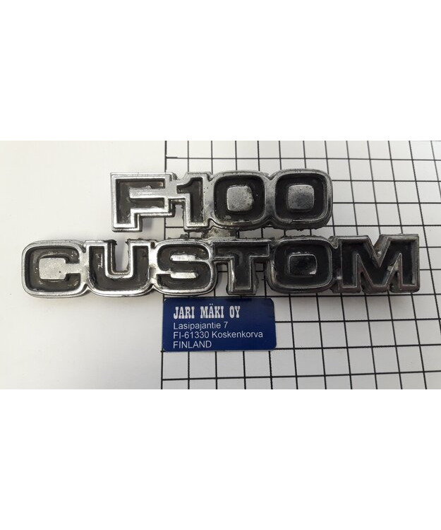 Merkki metallia 5-7/8" Ford F100 1977-1979