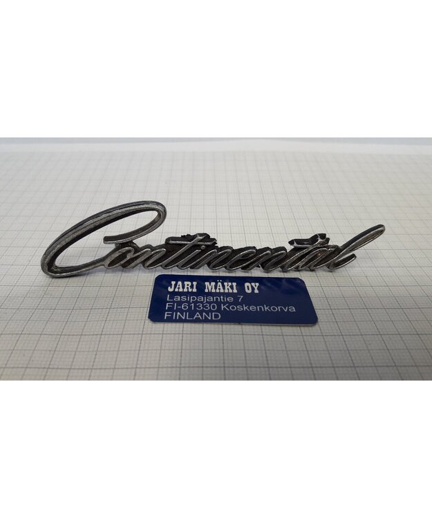 Merkki metallia 5-7/8" Lincoln Continental