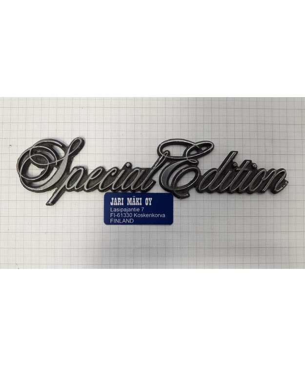 Merkki metallia 6-1/2" Special Edition