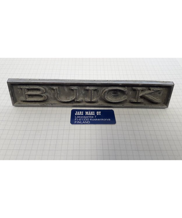 Merkki metallia 6-1/4" Buick
