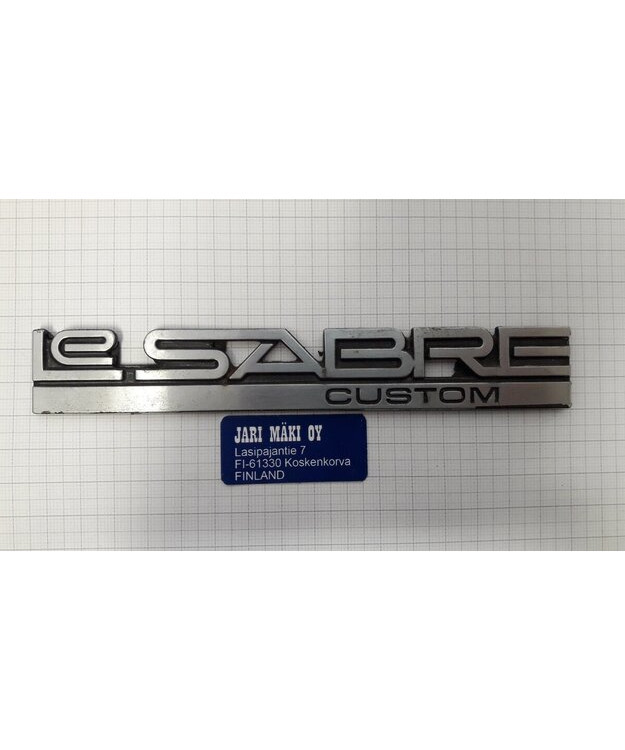 Merkki metallia 6-1/4" Buick Le Sabre Custom