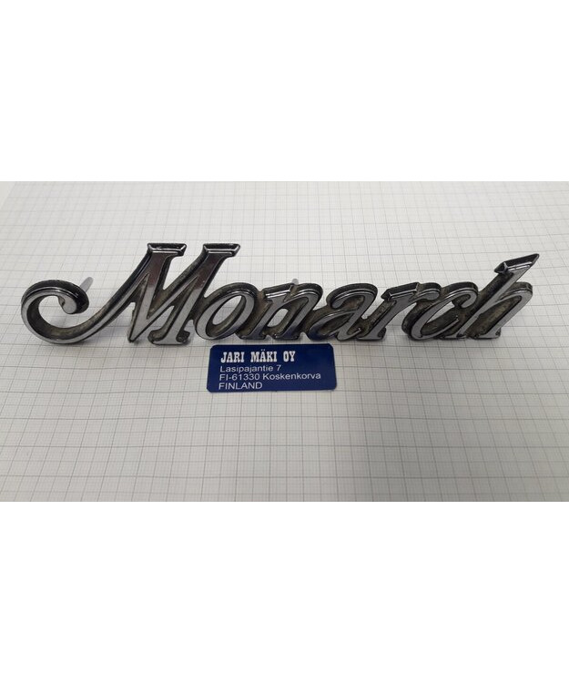 Merkki metallia 6-13/16" Mercury Monarch 1975-1977