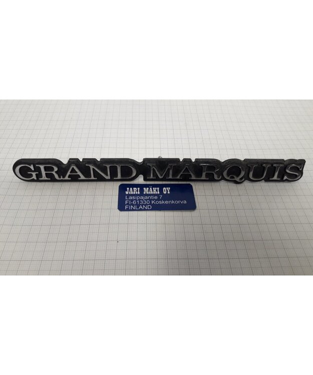 Merkki metallia 6-5/8" Mercury Grand Marquis 1981-1986