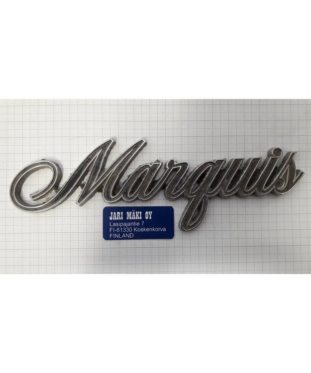 Merkki metallia 7" Mercury Marquis