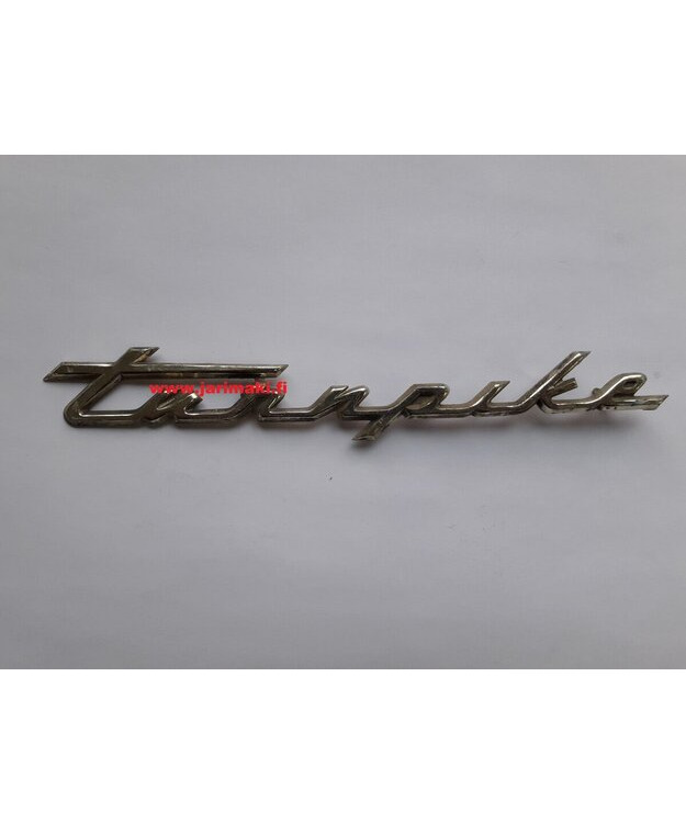 Merkki metallia 7-1/16" Mercury Turnpike Cruiser 1957-1958