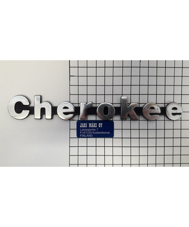 Merkki metallia 7-13/16" Jeep Cherokee 1985-1992