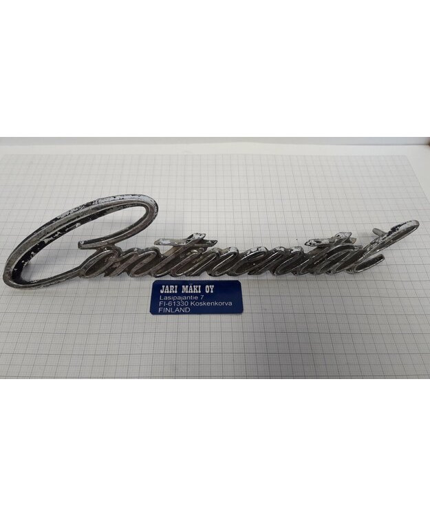 Merkki metallia 7-3/4" Lincoln Continental 1974-1979