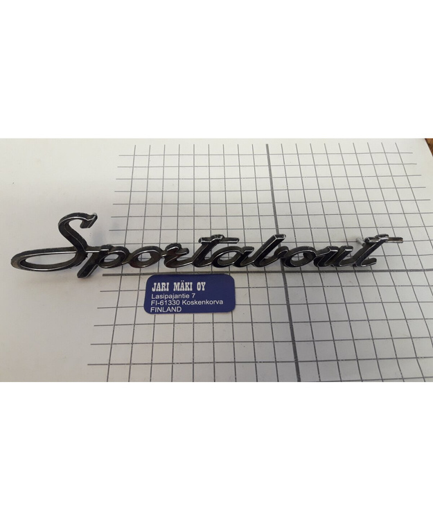 Merkki metallia 7-3/4" AMC Hornet Sportabout