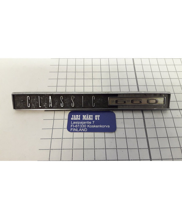Merkki metallia AMC Rambler Classic 660