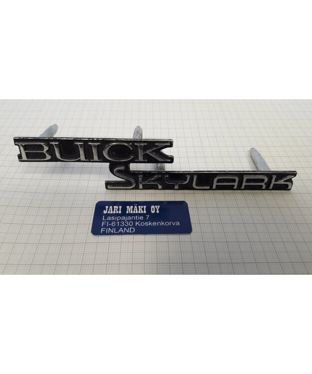 Merkki metallia Buick Skylark 1986-1991