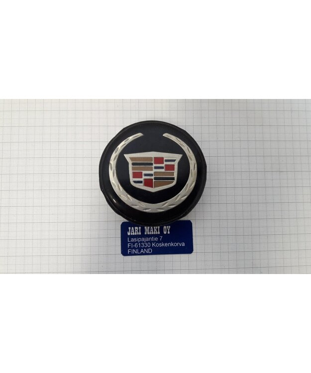 Merkki metallia Cadillac 60mm ohjauspyörään