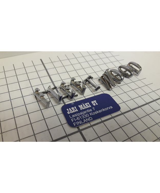 Merkki metallia Cadillac Fleetwood