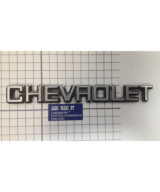 Merkki metallia Chevrolet 1980-1981