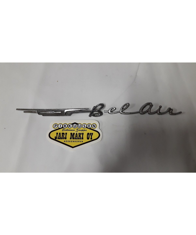 Merkki metallia Chevrolet Bel air 1962