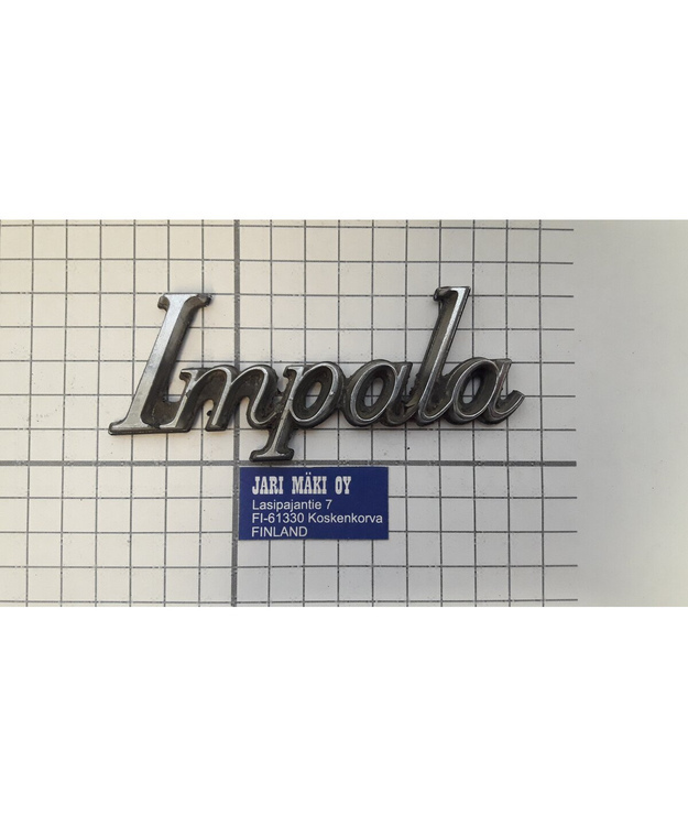 Merkki metallia Chevrolet Impala