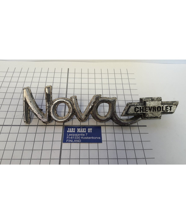 Merkki metallia Chevrolet Nova 1973