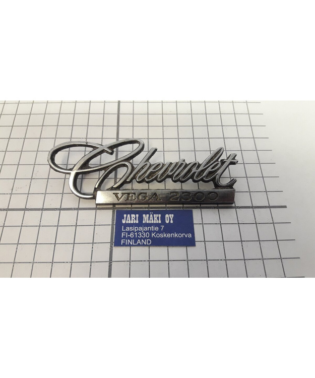 Merkki metallia Chevrolet Vega 1971-1975