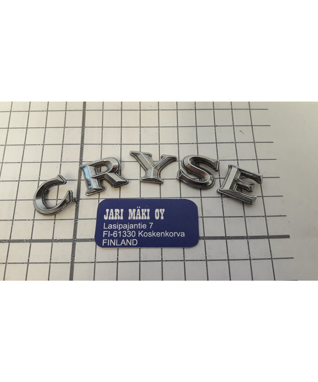 Merkki metallia Chrysler