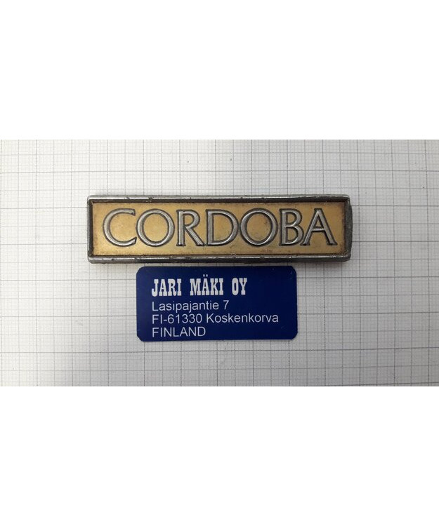 Merkki metallia Chrysler Cordoba 1975-1976