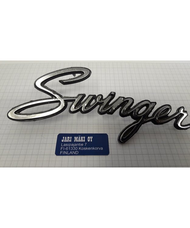Merkki metallia Dodge Swinger 1975-1976