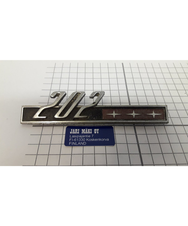 Merkki metallia Mercury Comet 1964