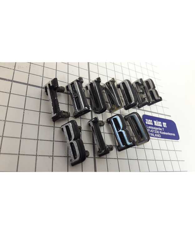 Merkki metallia Ford Thunderbird 1976