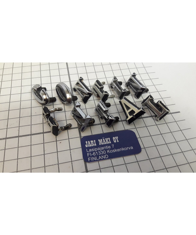 Merkki metallia Lincoln Continental