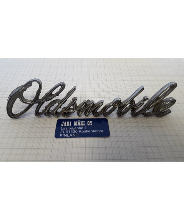 Merkki metallia Oldsmobile 5-1/2" 1969-19708723105
