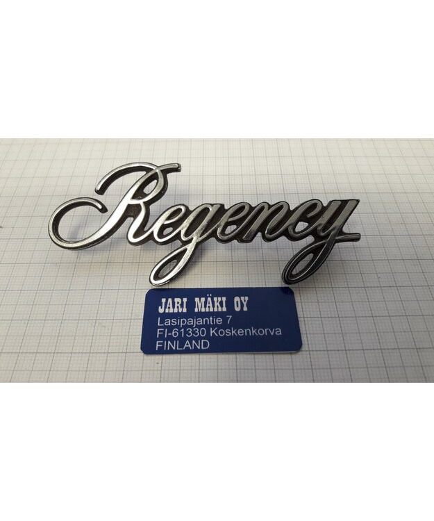 Merkki metallia 3-5/8" Oldsmobile 98 Regency 1982-1984