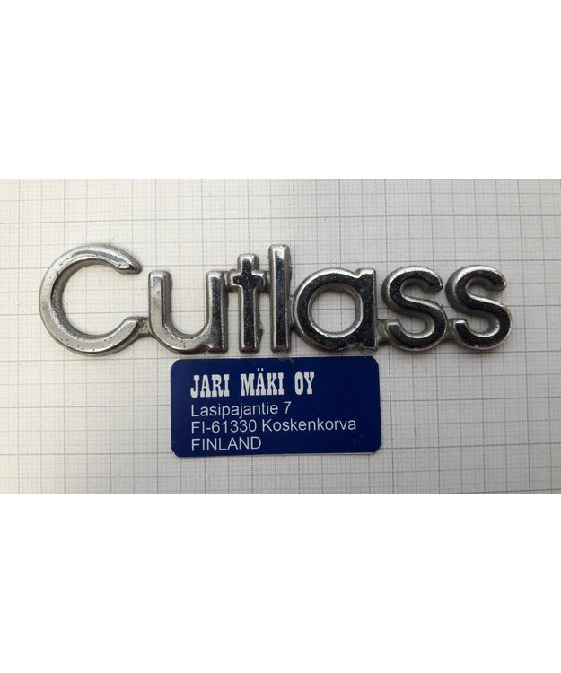 Merkki metallia Oldsmobile Cutlass