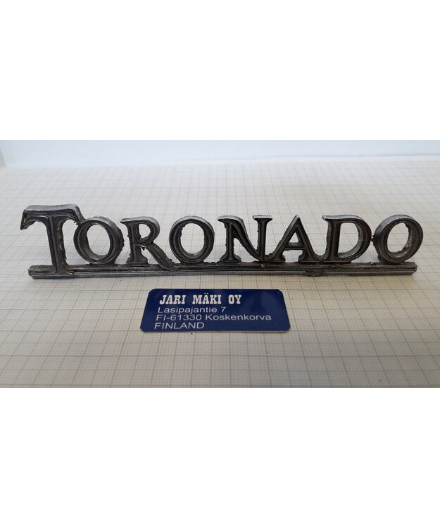 Merkki metallia Oldsmobile Toronado 1971-1972