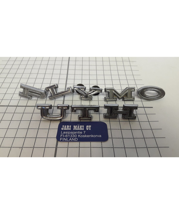 Merkki metallia Plymouth A/B/C Body 1964-1971