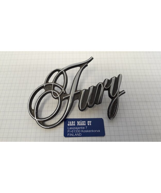 Merkki metallia Plymouth Fury 1975-1977