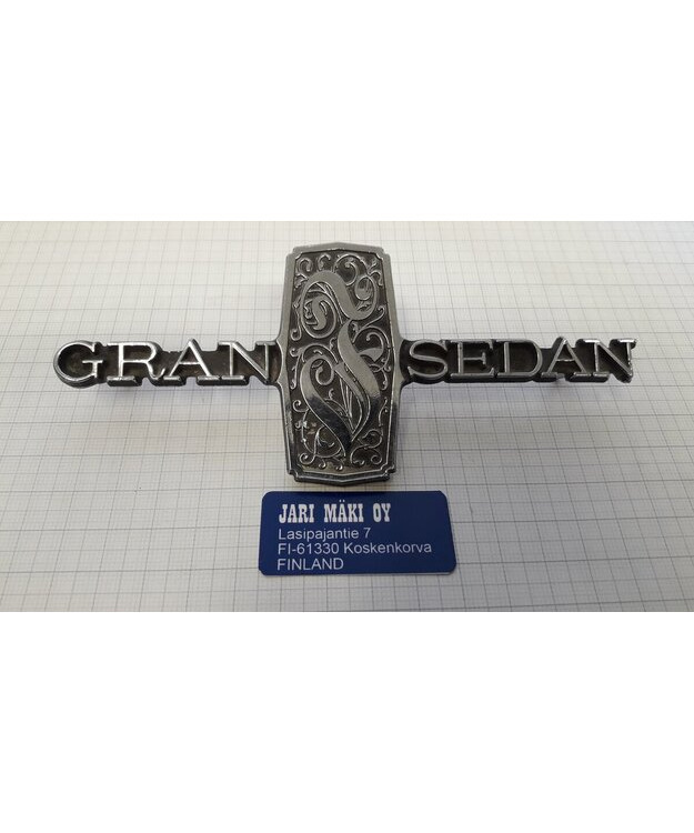 Merkki metallia Plymouth Fury Gran Sedan 1972