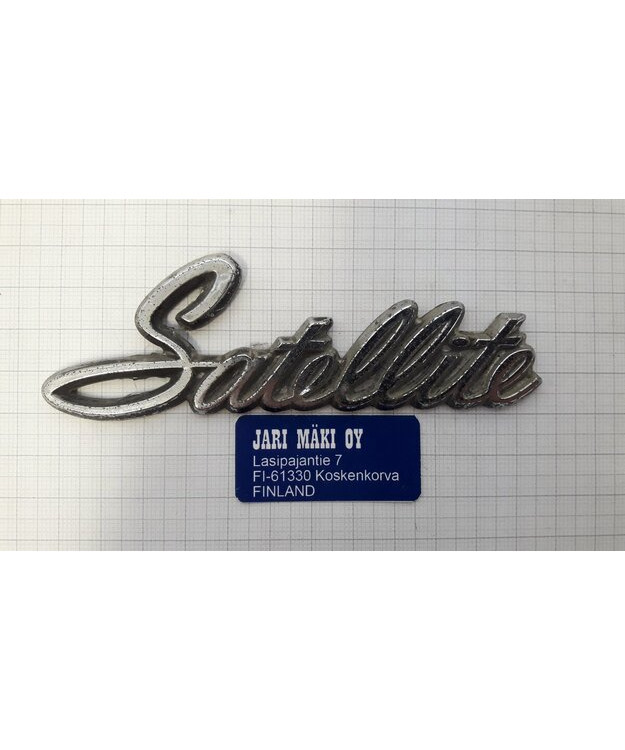 Merkki metallia Plymouth Satellite 1971-1974