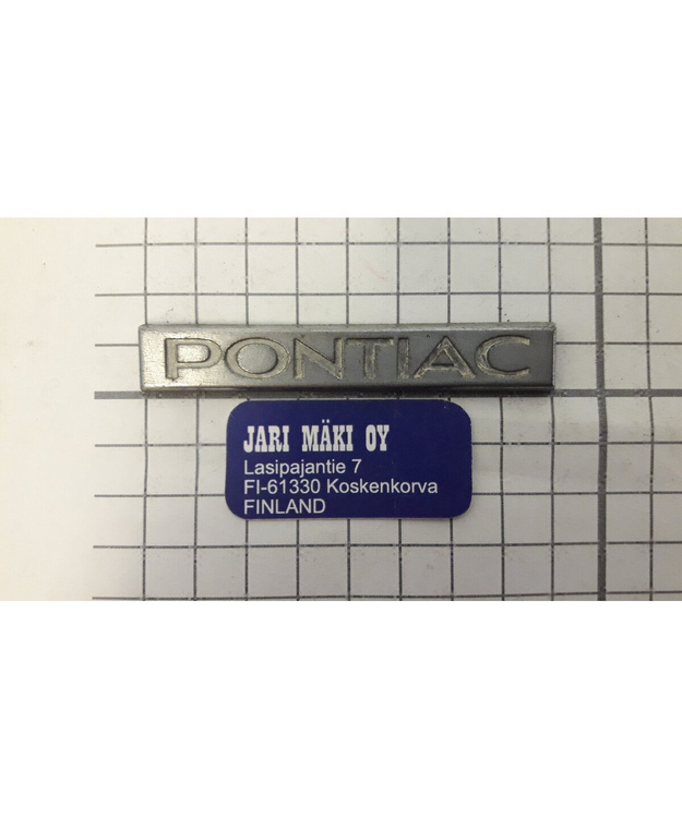 Merkki metallia Pontiac