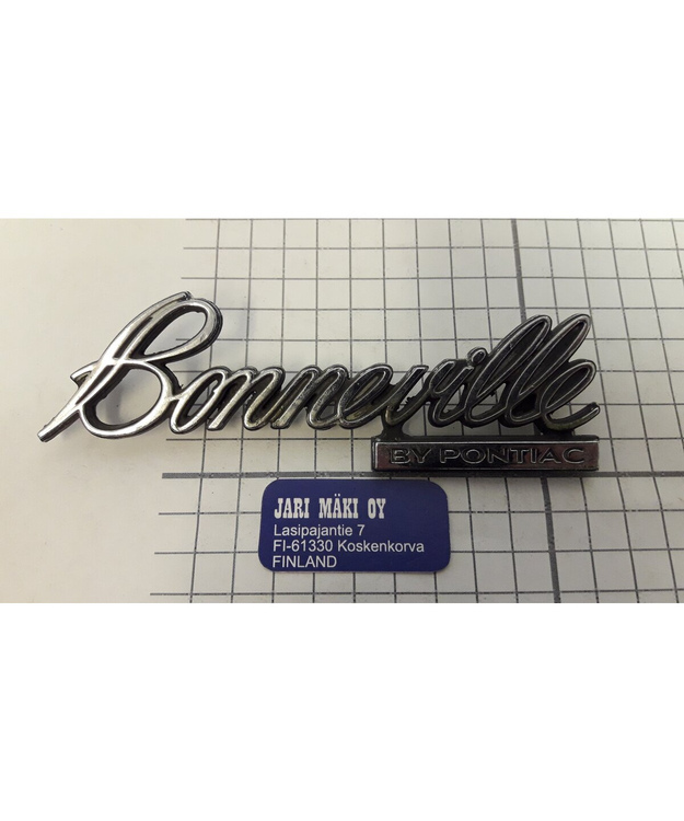 Merkki metallia Pontiac Bonneville 1975-1976