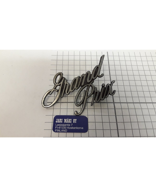 Merkki metallia Pontiac Grand Prix 1971-1979