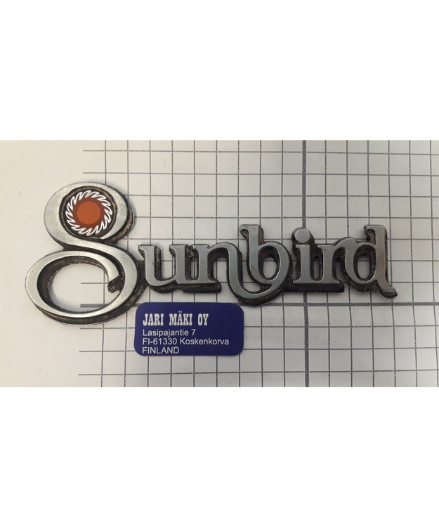 Merkki metallia Pontiac Sunbird 1976-1980