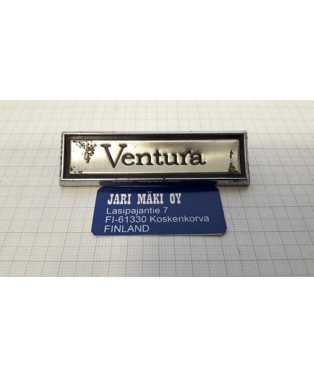 Merkki metallia Pontiac Ventura