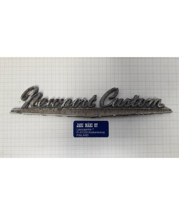 Merkki metallia lokasuojaan Chrysler Newport 1968-1973