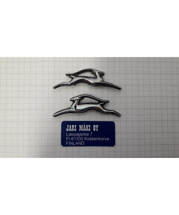 Merkki metallia oviverhoiluun (pari) Chevrolet Impala 1970-1972