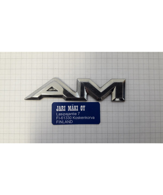 Merkki muovia "AM" kromi Pontiac