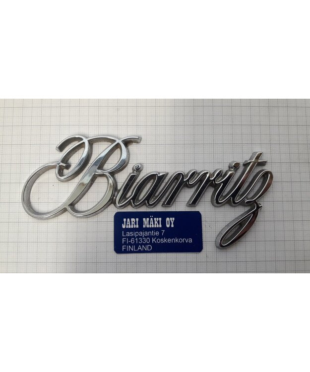 Merkki muovia "Biarritz" 4-7/8"