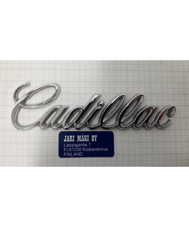 Merkki muovia "Cadillac" 5-1/8"
