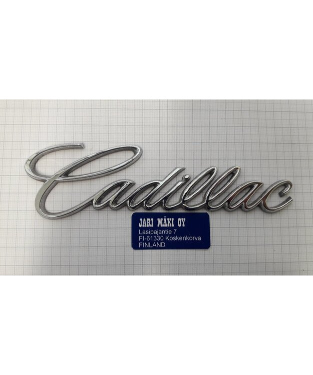 Merkki muovia "Cadillac" 5-7/8"