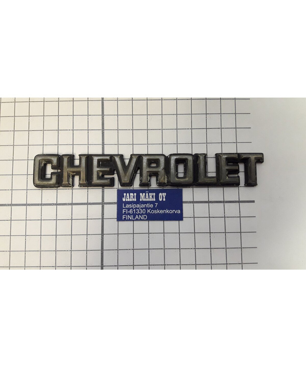 Merkki muovia "Chevrolet" 