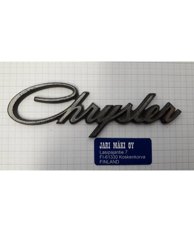 Merkki muovia "Chrysler" 5-1/8"