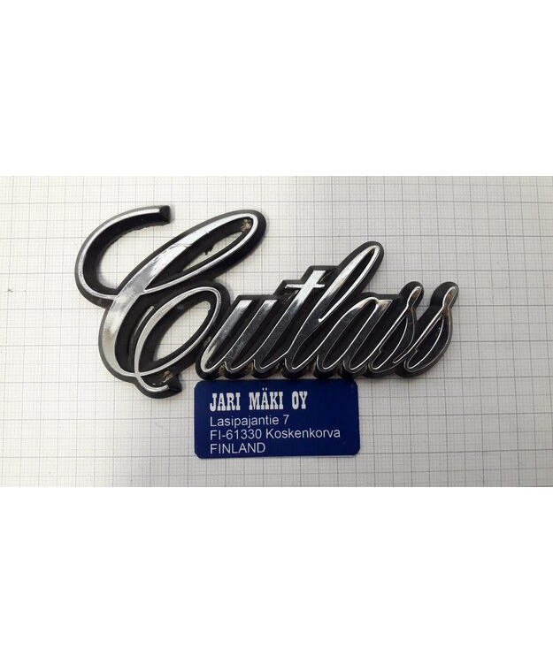 Merkki muovia "Cutlass 4"